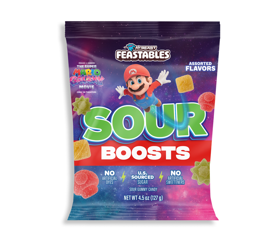 Mario Sour Boosts | Product Features